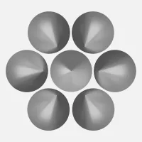 Aghi 7 punte Round Liner 0,25mm per dermopigmentazione, ideali per linee precise e un rilascio intenso del colore
