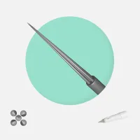 5 tip 0.30mm eyeliner needles