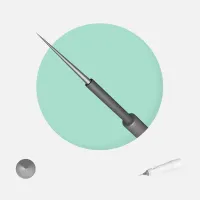 Ago Glove 1 Pure Tip 0.20mm with stainless steel tip, ultra-thin for precise definition