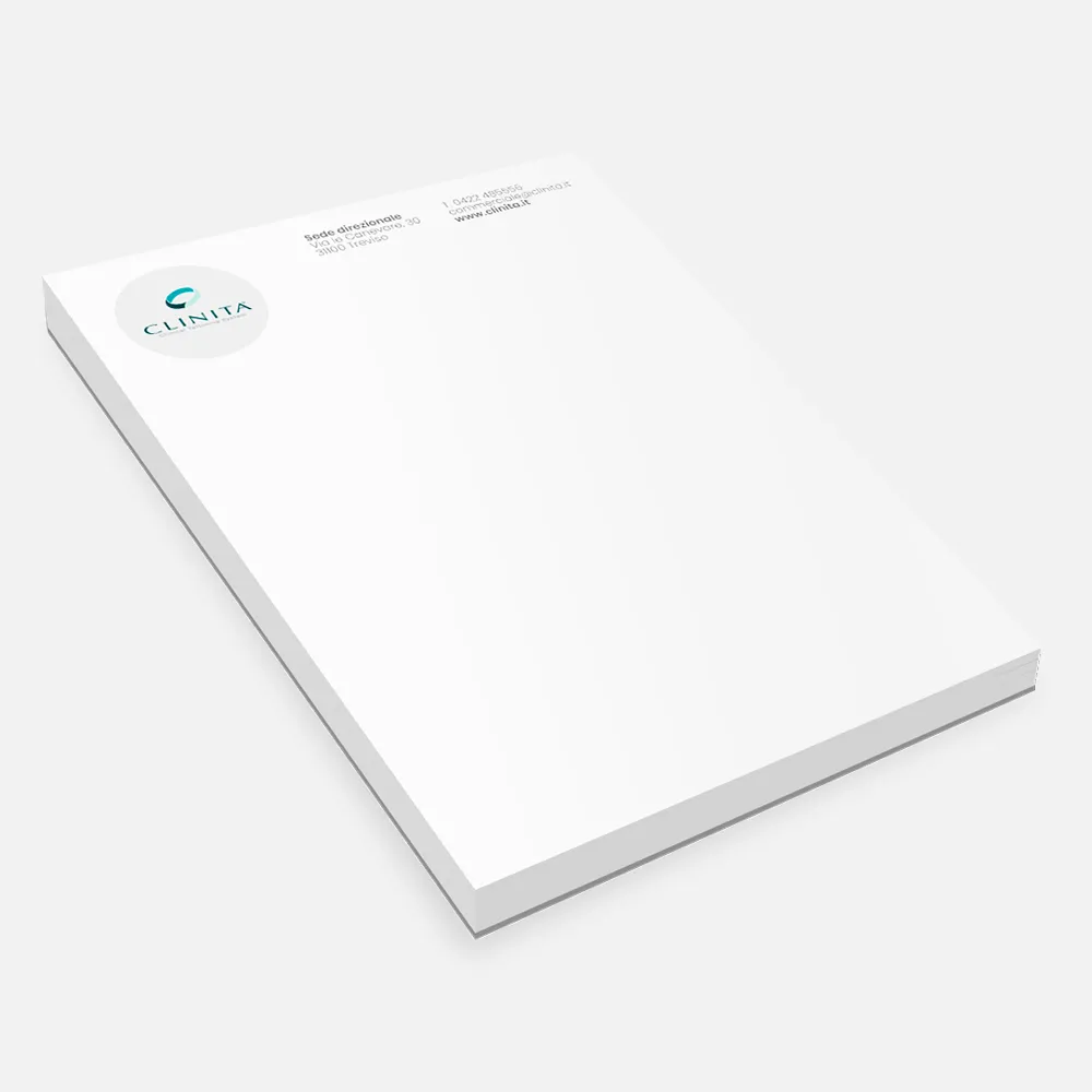 Block notes formato A4.