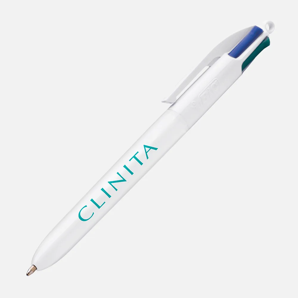Penna Bic Multicolore con Logo Clinita