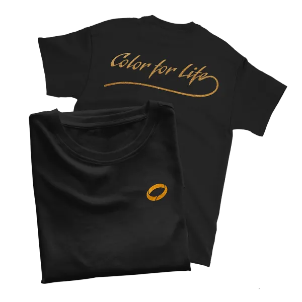 T-shirt Color for Life in Cotone