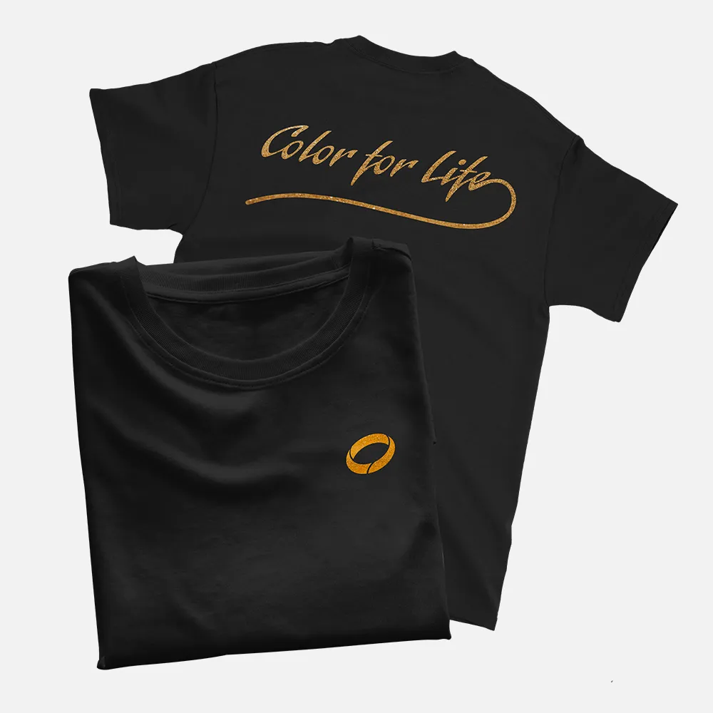 T-shirt Color for Life in Cotone