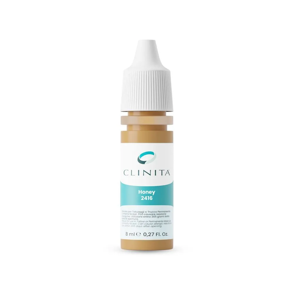 Permanent Color for Eyebrows 2416 Honey Pro Clinita