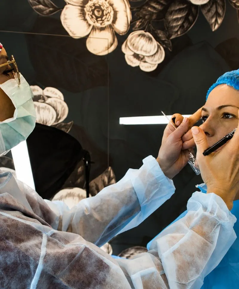 trucco semipermanente sopracciglia clinita