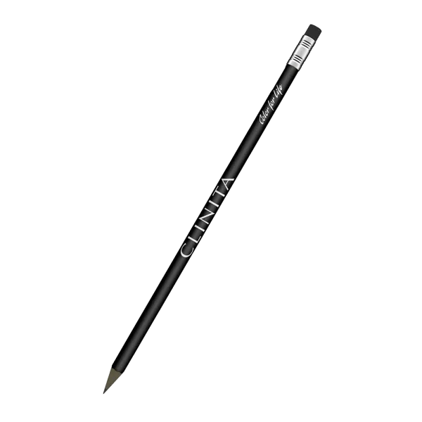 Pencil with Clinita logo.
